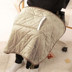 PYHO 전기장판 전기요 겨울 휴대용 USB 충전 사무실 기숙사 용품 전기매트, 80*60, 카키