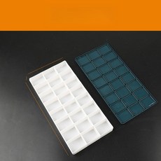 수채화 팔레트 12 24 36 48 고체물감 방탄 고무, 1개, 소프트 뚜껑 24칸, 기본 색상