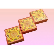 雙面迷你A級九轉蓮花紙 - 彩色往生壽生蓮花紙 (大悲咒/福祿延壽/極樂世界), 1個, 往生一包(超商限14包)