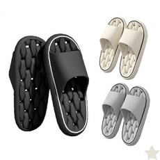 욕실용미끄럼방지슬리퍼 물빠짐구조 쿠션깔창 화장실용 실내화 발편한 가정용, 베이지_42-43(260-265mm), 1개