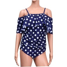 KOMBIUDA Maternity Swimwear Bikini One Shoulder Piece Swimsuit Pregnancy 마타니티 비키니 조절 가능한 숄더 스트랩 소프트