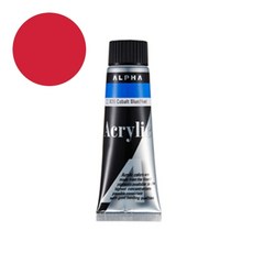 제오오스토어 아크릴물감 50mL 차이니즈레드 컬러도료 다색물감 화방용품 회화용