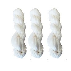 타래실 명주실 돌잡이 백일상 이불실 액막이 무명실, 3개, 아이보리 3개, 아이보리