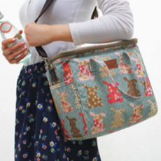 보냉 가방 휴대용 어깨 캠핑 쿨러 백 방수 여행 나들이 다용도 도시락 보온 소풍 음료 간식 점심 런치, 바니바니 핑크M중