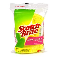 3M AC-1 세차용 천연펄프 스폰지, 1개