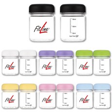 FitLine 피트라인 눈금물병 마이보틀 트라이탄, 퍼플, 1개, 180ml