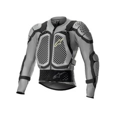 Alpinestars Youth Bionic Action V2 보호 재킷 S/M 블랙 149483, X-Large, Gray/Black/Yello Fluo