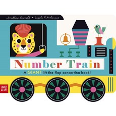 Nosy Crow Number Train A GIANT lift-the-flap concertina book!