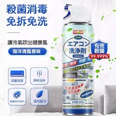 冷氣清潔劑 海洋清風香味, 1個, 【1瓶體驗裝】海洋清風-600ml