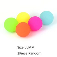탱탱볼 지구공 실리콘볼 스펀지공 빅볼 핑거볼 바운스볼, 1PCS Brightly Random