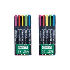 ZEBRA 斑馬牌 雙頭螢光筆, 粉紅色+橘色+黃色+綠色+藍色, 10支