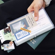 [팔마누] 미니포토앨범 야구티켓북 영화티켓북 스토리지 티켓북 56포켓 스티커 4장 화이트