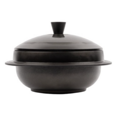 키친아트 그린도어 구들솥 가마솥, 22cm, 검정, 1개