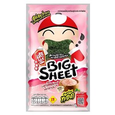 태국 김과자 히말라야 소금 맛 (Taokaenoi 브랜드), 2개, 38.4g