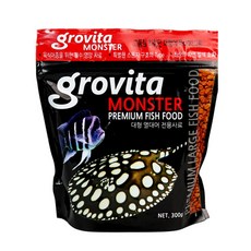 그로비타 대형 열대어 전용사료, 300g, 1개