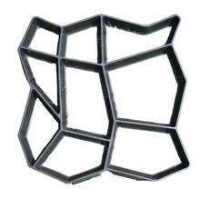 보도블럭틀 마당 시멘트 거푸집 모양 빨리굳는 제거 세라믹 타일 공원 커넷 농촌 단일, 검정색