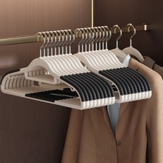 고급스러운 방수 회전형 옷걸이 가정용 옷 수납 및 햇볕에 말리는 걸레용, 10개, 검은색