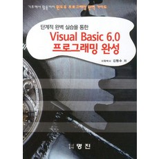 Visual Basic 6.0 프로그래밍 완성:기초에서 활용까지 윈도우 프로그래밍 완벽 가이드, 명진