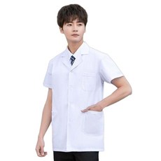 여름 빅사이즈 의사가운 실험실 간호사복 작업복 유니폼 영양사 가운