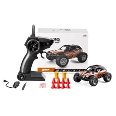 2.4GHz 1 32 미니 고속 20km/h RC 자동차 이중 속도 조정 실내 모드/전문 모드 여행 오프로드 RC 자동차 장난감 선물, Orange Truck, 오프로드 버기, 장난감 등급