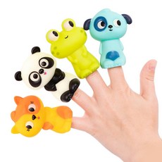 브랜드B 동물 손가락 인형 손인형 물놀이 목욕놀이, 손가락인형-뮤지컬크루, 1개