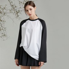 hmus 女款寬鬆版型防曬泳衣長袖T恤