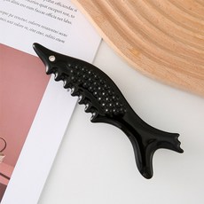 陶瓷刮痧板 面部頭部穴道按摩工具 舒緩放鬆經絡刮痧片 全身通用按摩棒, 1個, 小魚形 約80g/個