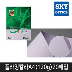 삼원특수지 칼라복사지 플라잉칼라 A4(120g) 20매입 1속, 1개, E-14(라일락꽃색)