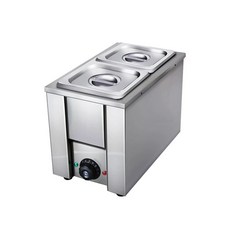 전기 워머기 업소용 보온 냄비 뷔페 중식 반찬 분식집 급식 매장 가판대 탕비실 철물 자재 공장 작업장 가구 소품, 중형 B 3개 깊은 (추천), 기본 색상