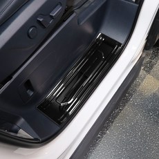 카벤더 PV5 카고 도어스커프 커버 몰딩 악세사리 용품 튜닝, A.1열 도어스커프, 블랙, PV5,PV5 카고
