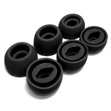 더조은셀러 갤럭시버즈 프로 호환 이어팁 실리콘 스윗팁, 블랙, 갤럭시 버즈 프로