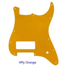 기타 Pleroo 우수한 품질의 부품 P90 스트랫 픽가드 미국 11 나사 구멍 H 험버커용, 20. 4Ply Orange, 1개