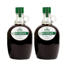 홍쌍리 청매실원 매실청 매실진액 발효매실, 2개, 1.5L