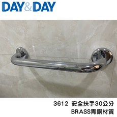 安全扶手30cm 現貨 DAY&DAY 日日 不鏽鋼 30公分 老人安全扶手 浴室把手 室內把手, 1個