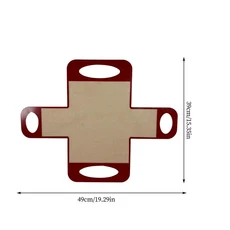 재사용 가능한 실리콘 빵틀 라이너 식품 등급 슬링 리프터 간편 세척 반죽 이동 도구, 01 빠른  Mainland, 02 Red