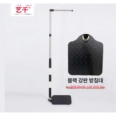 키재기 키재는기계 가정용 신장계 체중계 수동 겸용 양호실 보건실 키측정, 블랙 흑백봉 100-190, 기본 모델명/품번, 1개