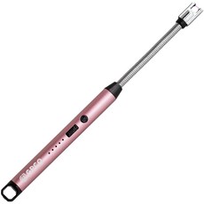 지피코 KC 인증 플라즈마 전기 캔들 라이터 2세대 USB 타입 충전식 캔들 점화기, 2개, 로즈골드