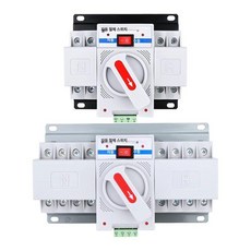 자동절체기 캠핑카 220V 자동전환 컨트롤러 인버터 스위치 변환, 2P, 6A, 1개