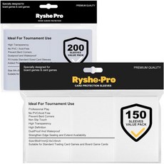 클리어 카드 슬리브 150개 2.6x3.666x91mm 및 200개 2.5x3.564x89mm