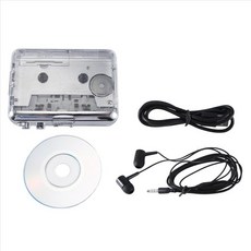 카세트 플레이어 휴대용 USB 캡처 테이프에 MP3 오디오 음악 변환기 랩톱 및 개인용 컴퓨터 용 USB Walkman, 은