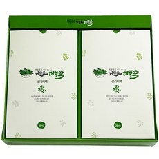 거문도해풍쑥 봄쑥을 아홉번 덖은 프리미엄 쑥차 삼각티백 40개입 x 2, 1g