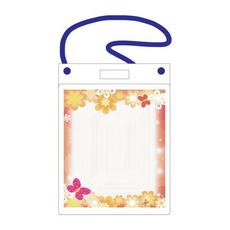 명찰 포켓식교사용목걸이명찰 주황 5개, 단품