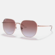 Ray-Ban雷朋 RB3680D 圓形金屬漸層太陽眼鏡 時尚百搭 輕盈舒適