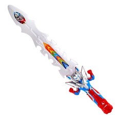 兒童玩具 伸縮聲光劍 七彩燈光劍, 1色燈光 聲光寶劍 - 電池版, 1個