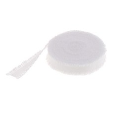 HAIMINGJUN 1 3mm 레이스 탄력 있는 스판덱스 밴드 DIY 옷 장식을 위한 Multirole Pleated 레이스 리본, 나일론, 화이트