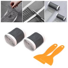 아이베란다 하수구 거름망 잘라쓰는 배수구 패드 필터, 2개