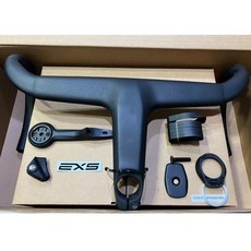 【放肆拜客】EXS AeroVer 整合式車把輕量碳纖維 一體把 含碼表座/ GIANT車款上蓋, 1個, 380mm/140mm