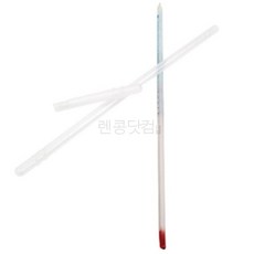 렌콩 유리 온도계 과학실험용 막대온도계 유아과학실험키트