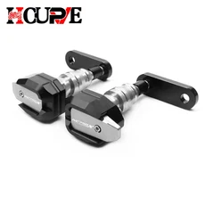 오토바이 낙하 방지 프레임 슬라이더 페어링 가드 충돌 방지 패드 보호대 NC750X NC750S NC 750X 750S NC, 09 NC750X Silver