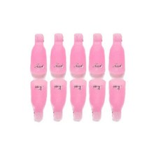 네일 캡 손톱 커버 젤 제거 클립 10개, 1개, 라이트 핑크